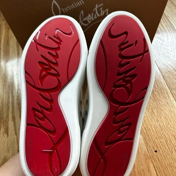 NIB Christian Louboutin Simplerui Leather Sneakers - Picture 12 of 12